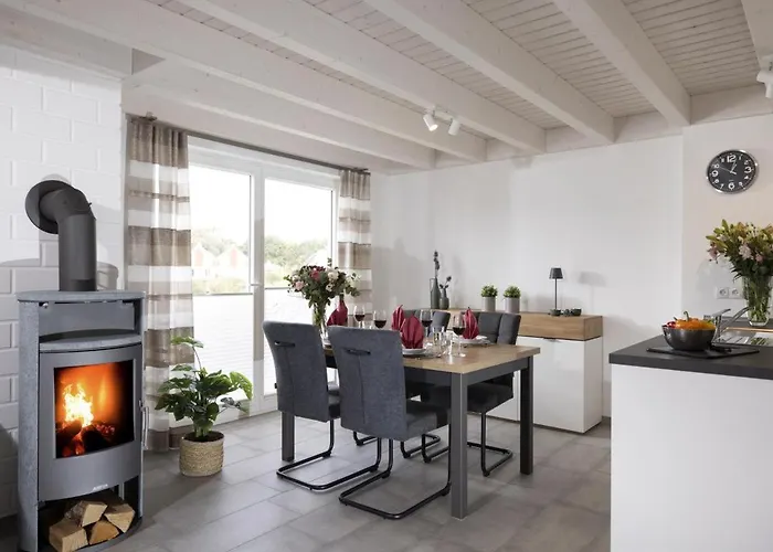Haus Norwald - Tolles Direkt Am Fuer Bis Zu 4 Personen Mit Sauna Und Kaminofen - Haustiere Herzlich Willkommen Feriehus Nordhorn