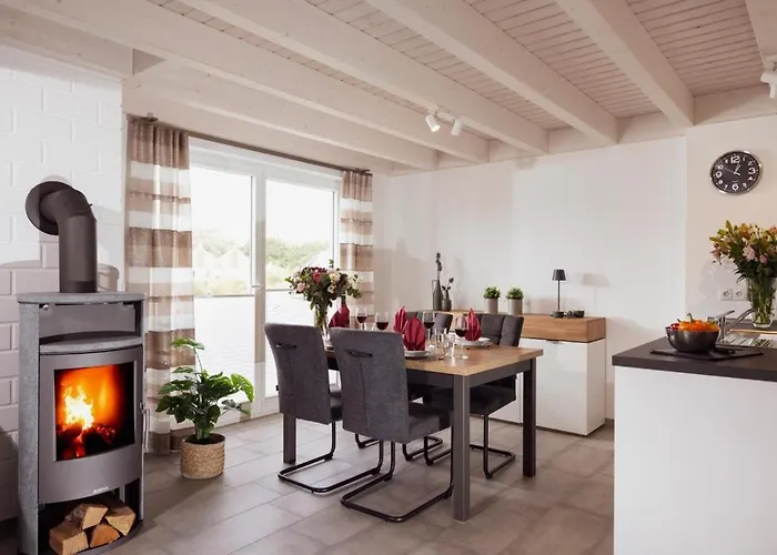 Haus Norwald - Tolles Direkt Am Fuer Bis Zu 4 Personen Mit Sauna Und Kaminofen - Haustiere Herzlich Willkommen Feriehus Nordhorn